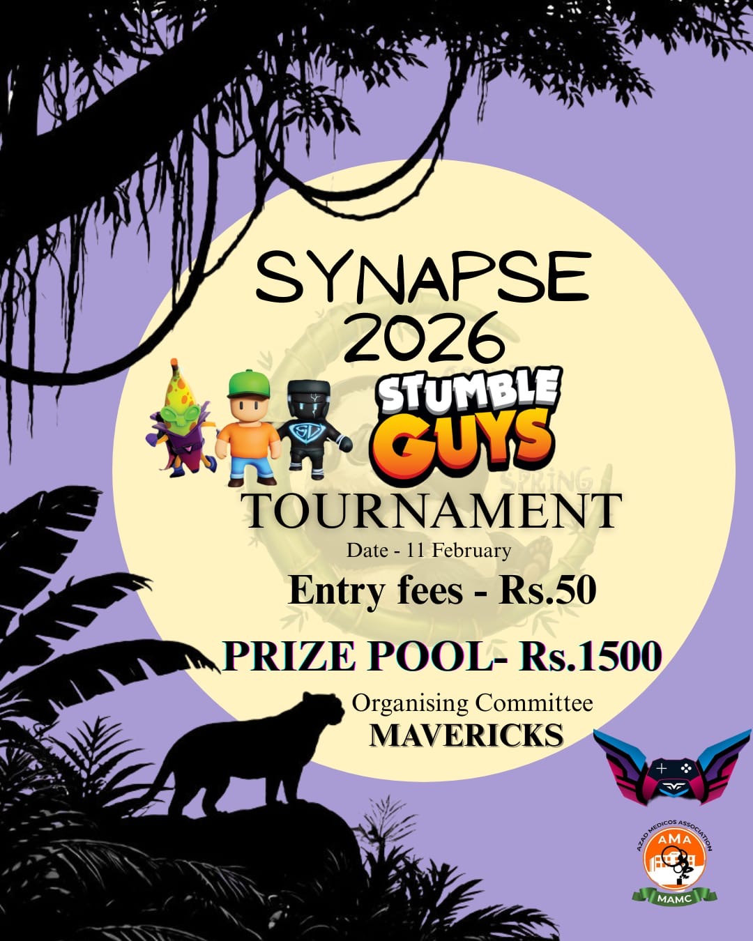 Stumble Guys Tournament Poster